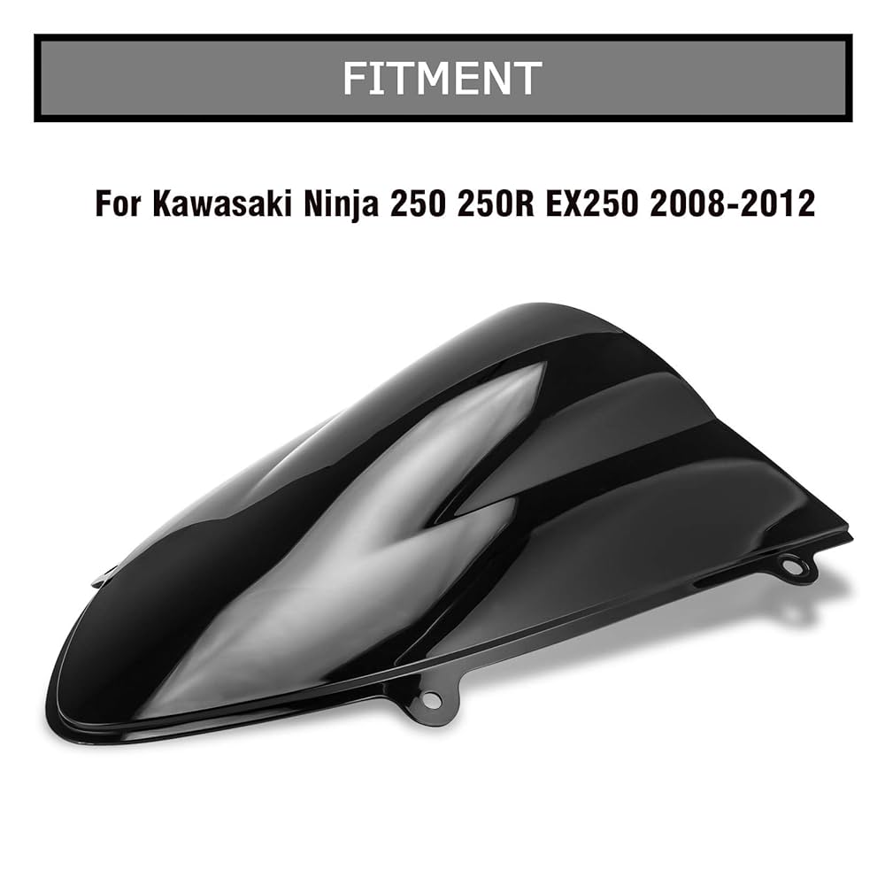 Amazon.com: PSLER Motorcycle Front Windshield Windscreen
